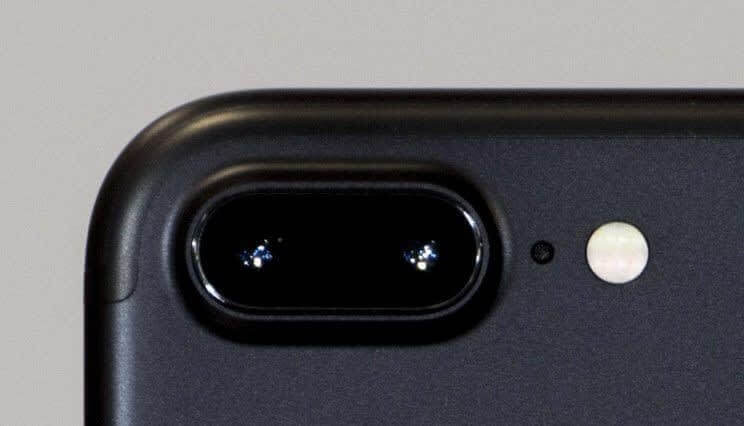 Microphone hole beside a phone camera